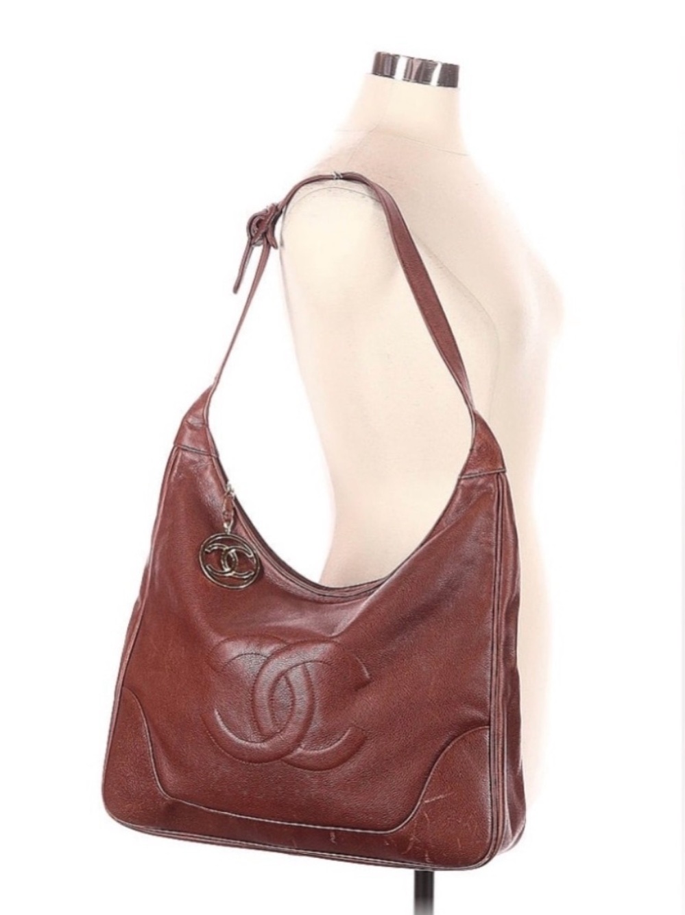 CHANEL Timeless CC Caviar Hobo Shoulder Bag 💼👛🥰 - Picture 13 of 13